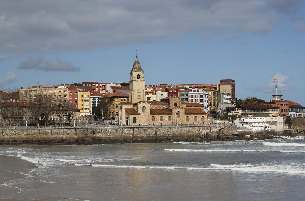 Apartamentos Cean Bermudez Gijón Dış mekan fotoğraf